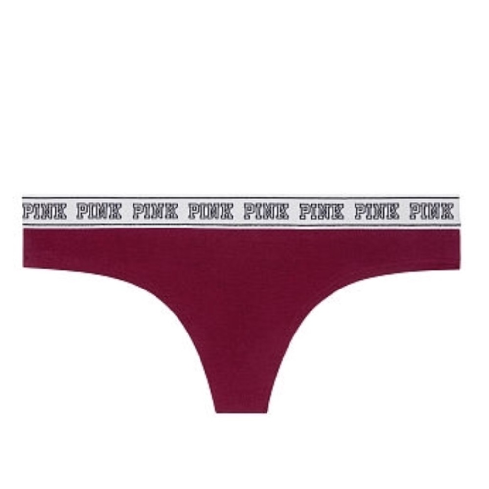 New Victoria’s Secret PINK Logo Thong Panties - XSmall